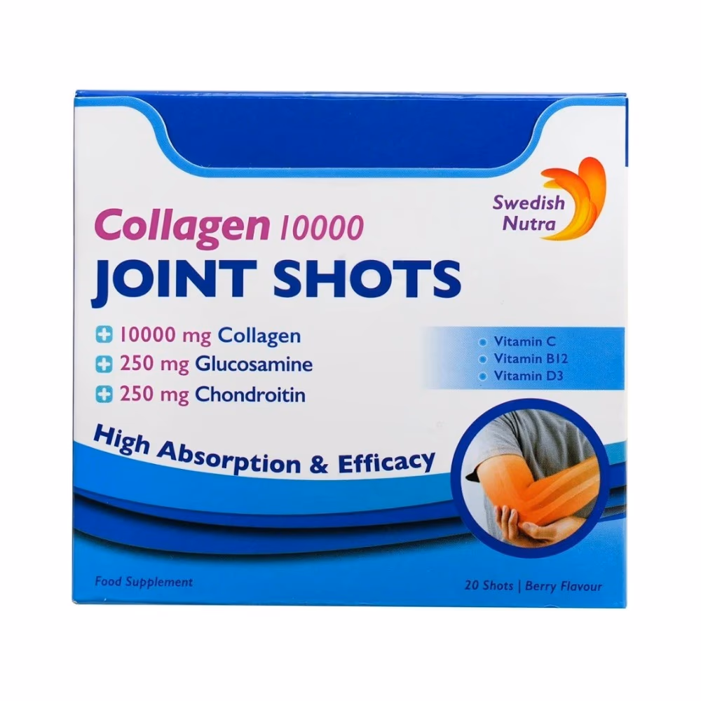 Swedish Nutra Collagen 10,000 Joint Shots - Berry Flavor - 20 Shots 2