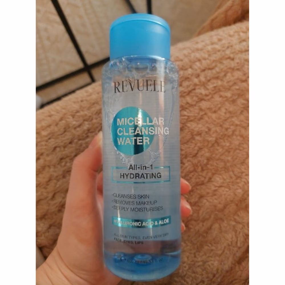 REVUELE Micellar Cleansing Water 400ml – Gentle Makeup Remover & Cleanser 2