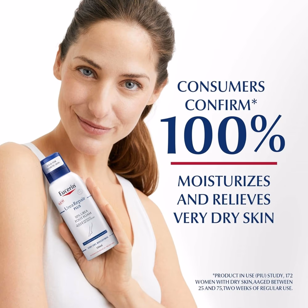 Eucerin 10% Urea Foot Foam 150 ml  2