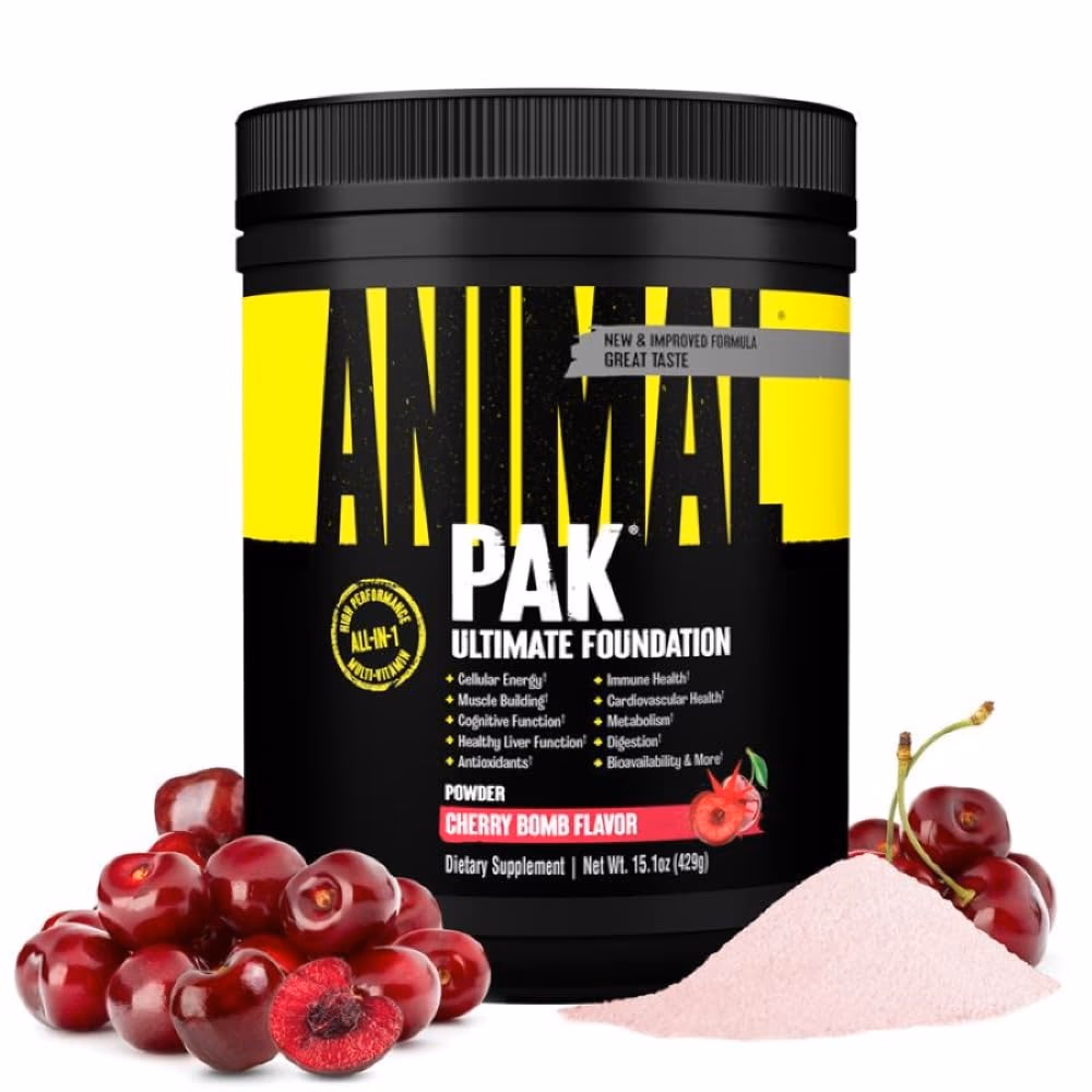 Universal Nutrition Animal Pak Powder 30 Servings Berry Flavor 4