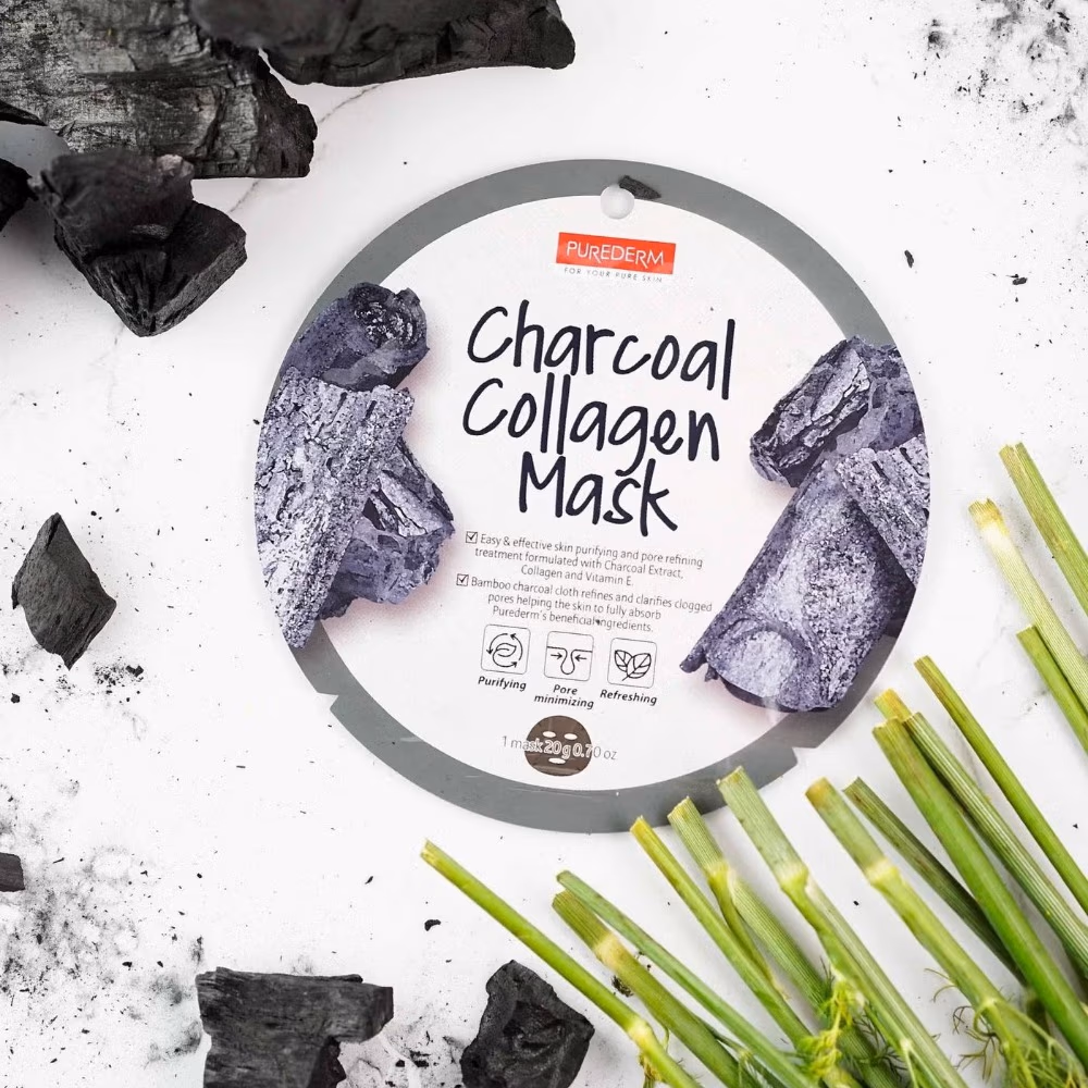 Purederm Charcoal Collagen Mask 18g ADS-813 2