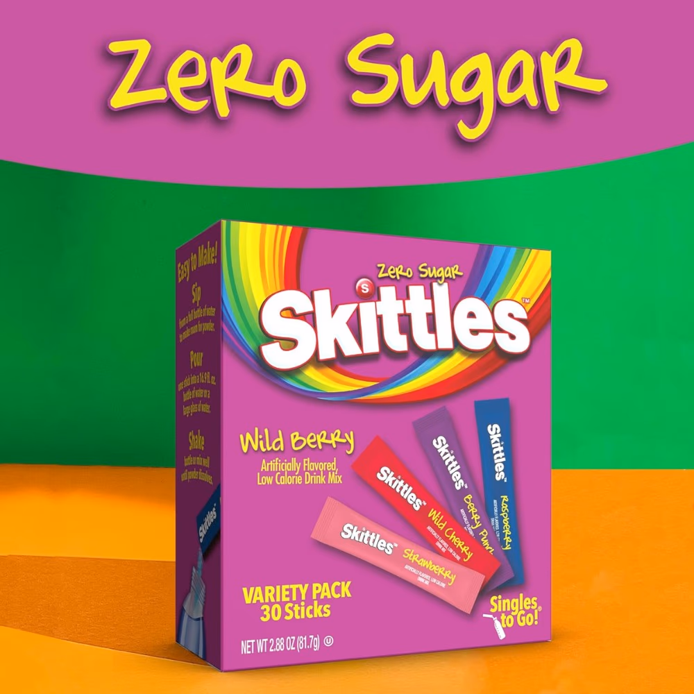 Skittles Drink Mix Wild Berry -30 Single Servings 3