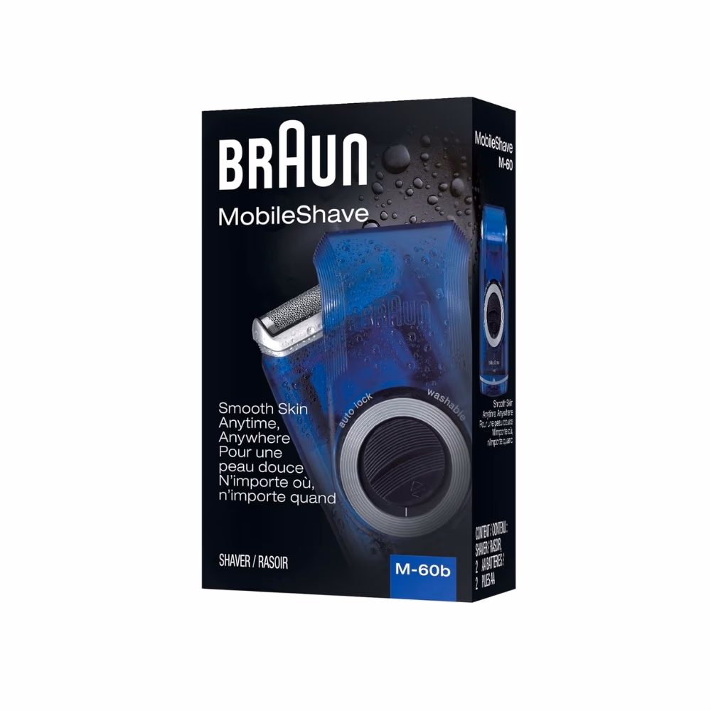 Braun MobileShave M60b – Portable Electric Foil Shaver 2