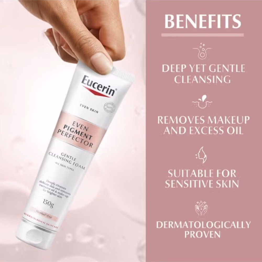 Eucerin Even Pigment  Perfector Gentle Cleansing Foam 160ml 4
