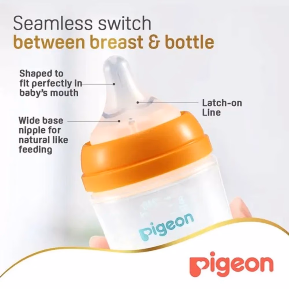 Pigeon SofTouch Plastic Bottle PAB1230 3+ Months 240ml 5