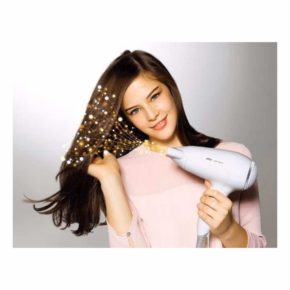 Braun Satin Hair 5 Power Perfection HD580 Hair Dryer, 2500 Watts, White/Grey 5