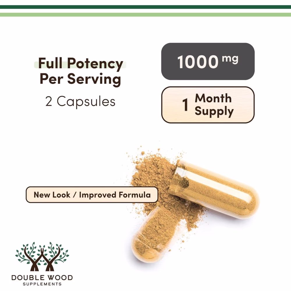 Double Wood Citrus Bergamot Extract 1000mg 60 Capsules 3