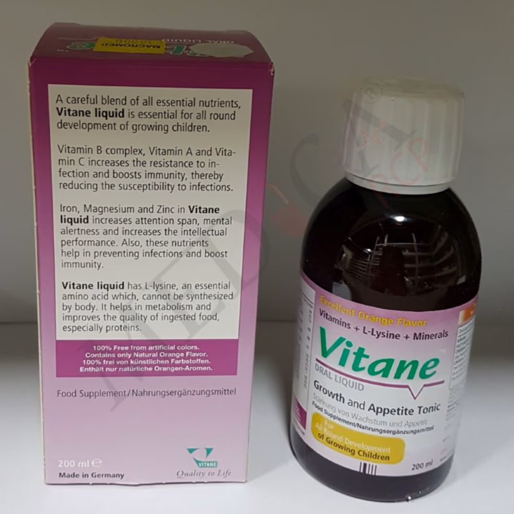 Vitane Syrup 200ml 4