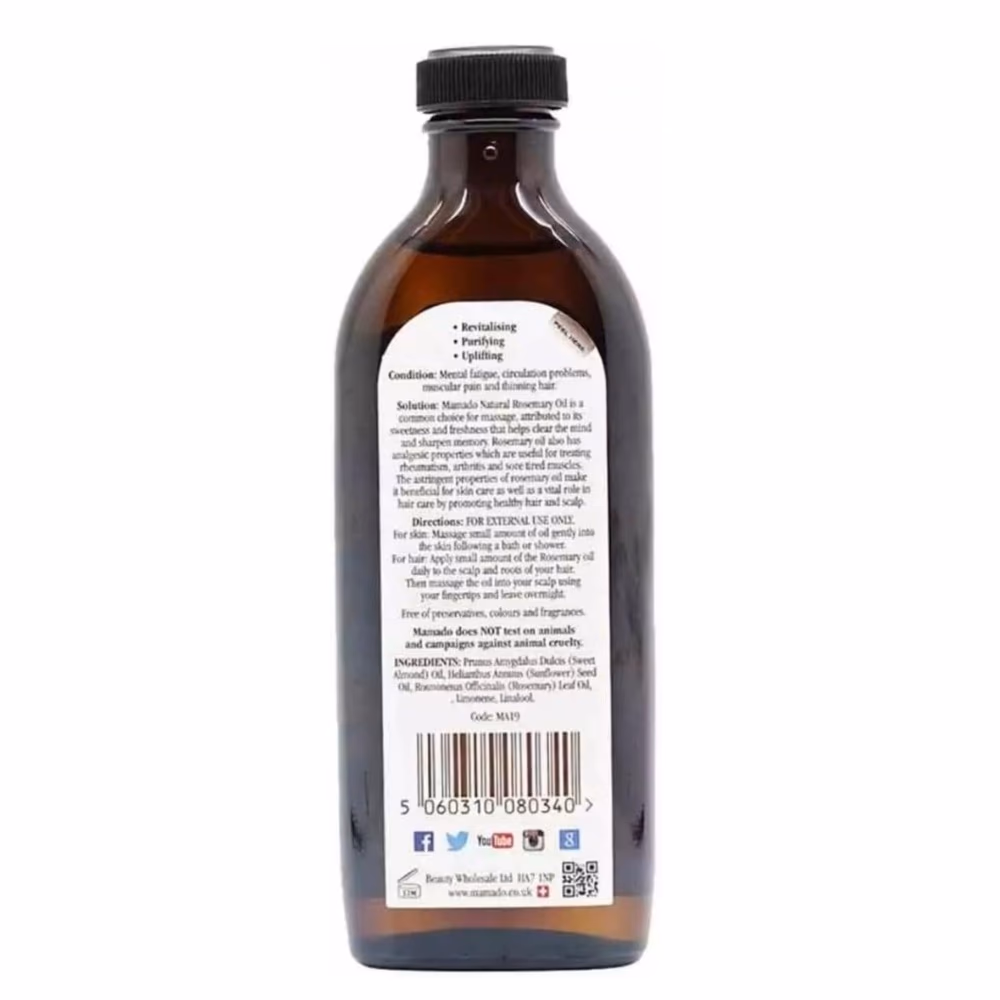 Mamado Natural Rosemary Oil 150ml 2