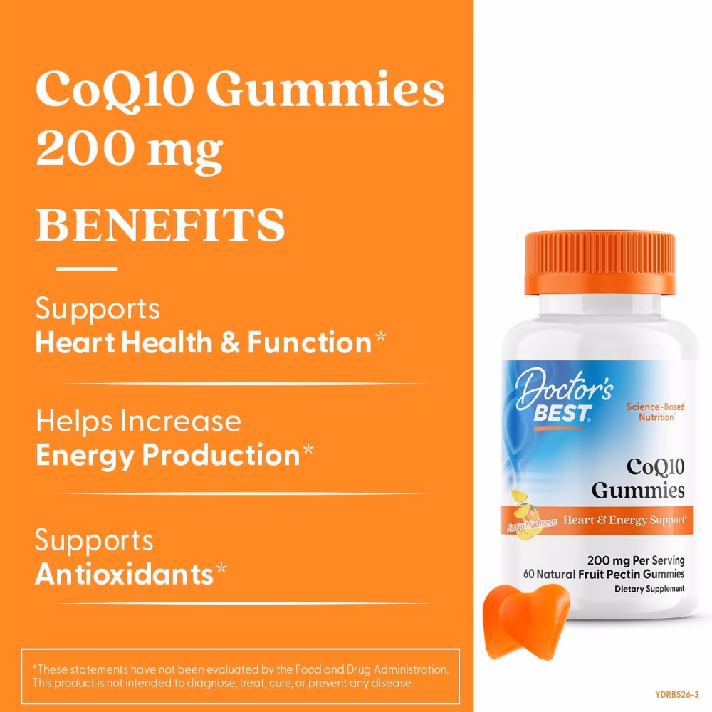 Doctor's Best CoQ10 200mg 60 Gummies 2