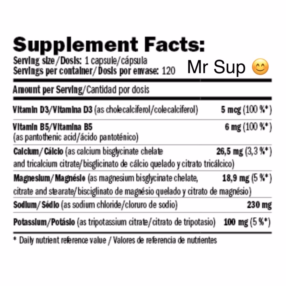 Amix Elite Salts 120 Vege Capsules 3