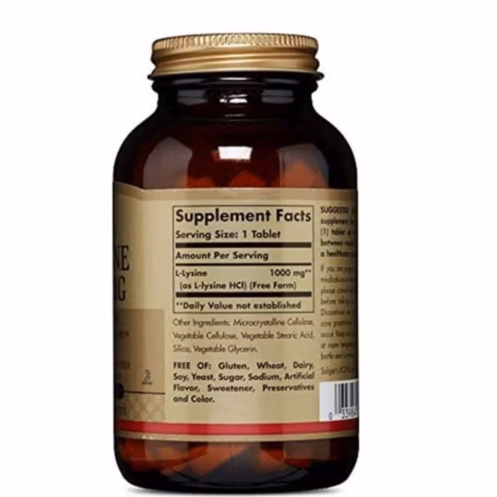 Solgar L-Lysine 1000mg -50 Tablets 3