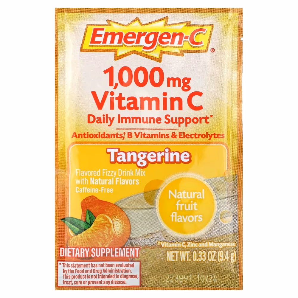Emergen-C Vitamin C 1000mg Tangerine 30 Packs 3