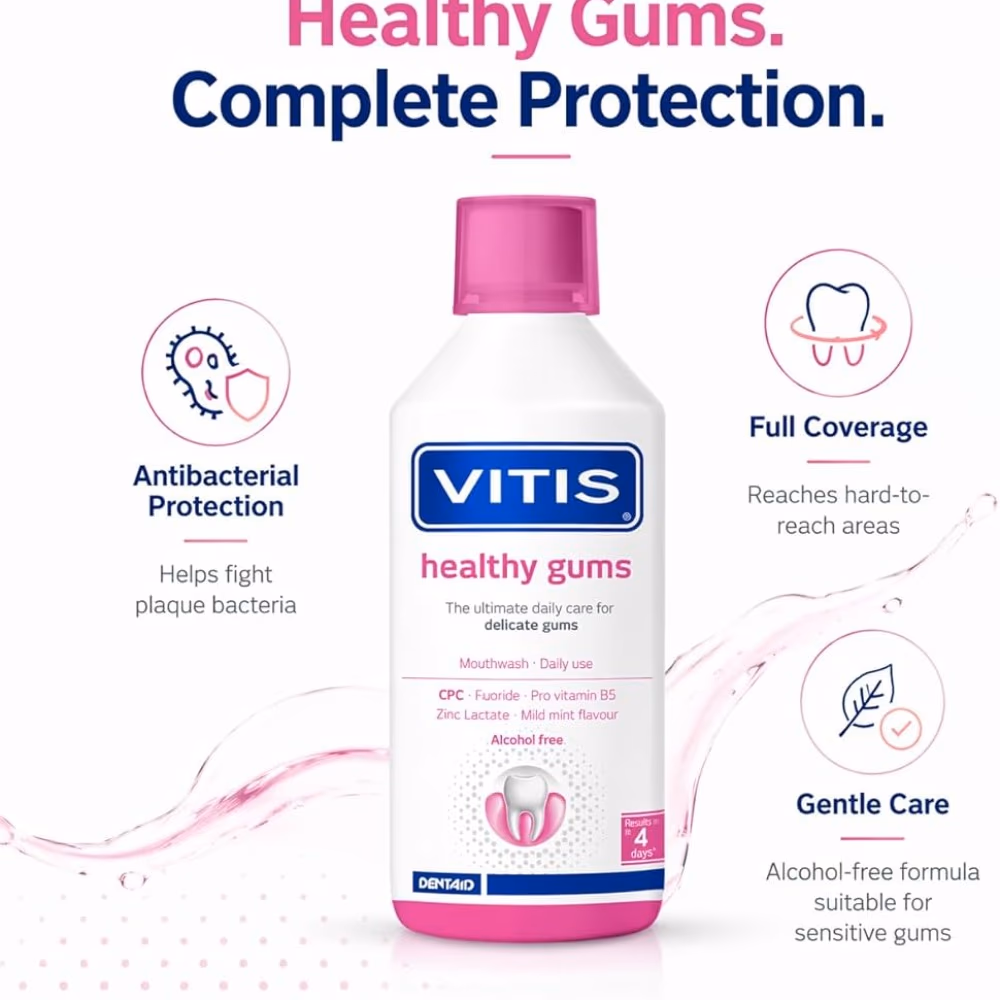 Vitis Healthy Gums Mouth Wash 500ml 2