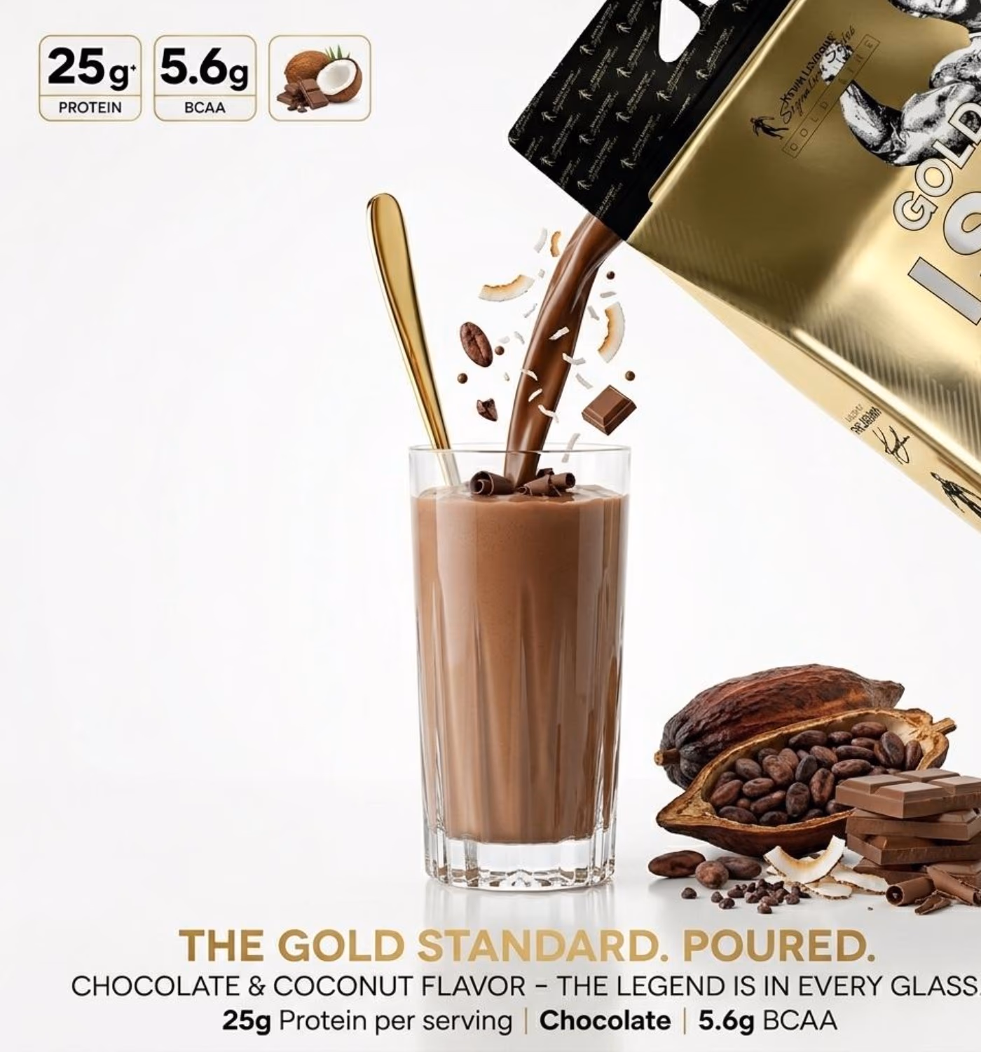 Kevin Levrone Gold ISO Whey Chocolate 4kg 2