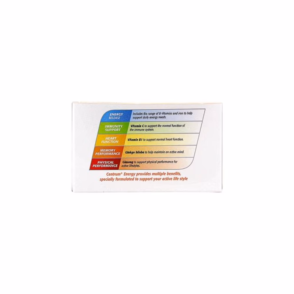 Centrum Energy Multivitamins-30 Tablets 3