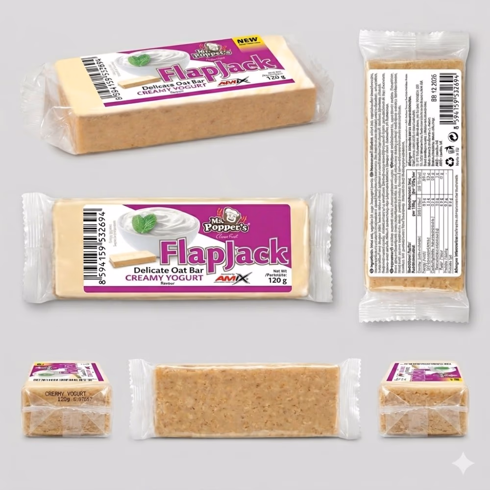 Amix Flapjack Oat Bar Creamy Yogurt 120gm 2