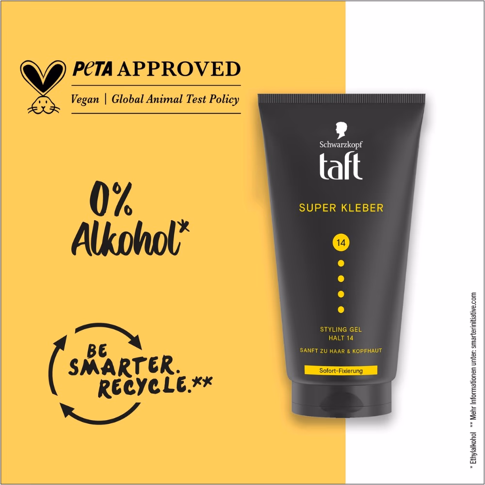 Schwarzkopf Taft Super Glue 14 Styling Gel 150ml 2