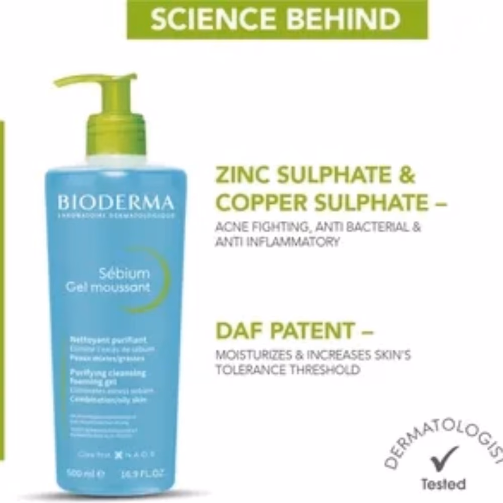 Bioderma Sebium Gel Moussant 500ml 2