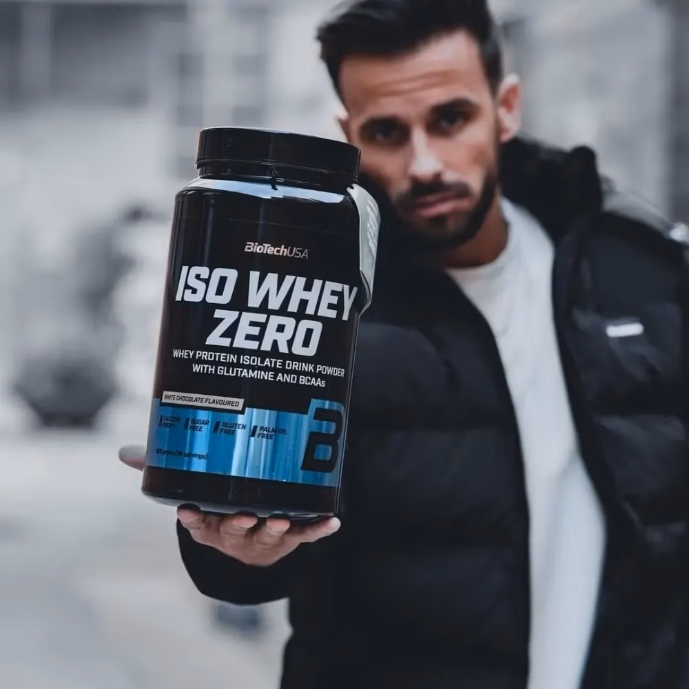 BioTechUSA Iso Whey Zero Black Biscuit 908g – Lactose-Free Whey Protein Isolate 4
