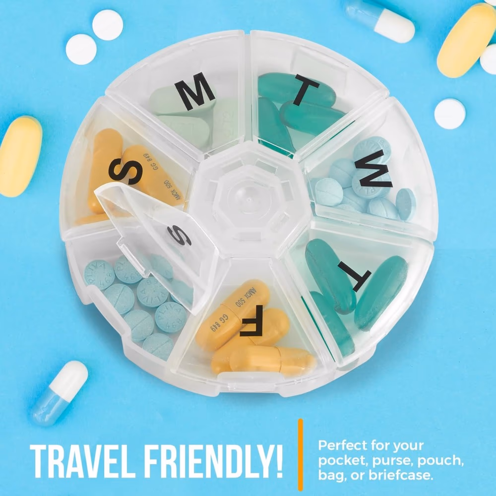 Easy Life 7-Day Round Pill Reminder 4