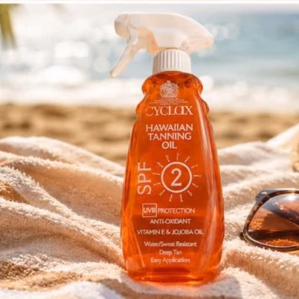 Cyclax Hawaiian Tanning Oil SPF 2 (250ml) 4