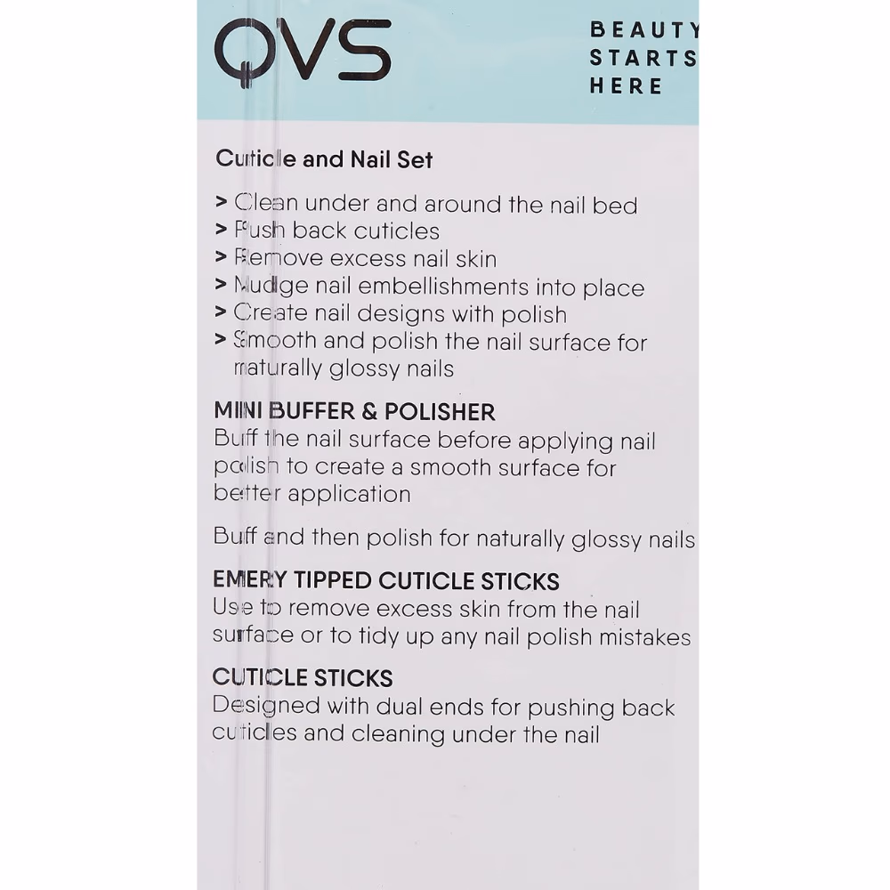 Qvs Cuticle And Nail Set 2