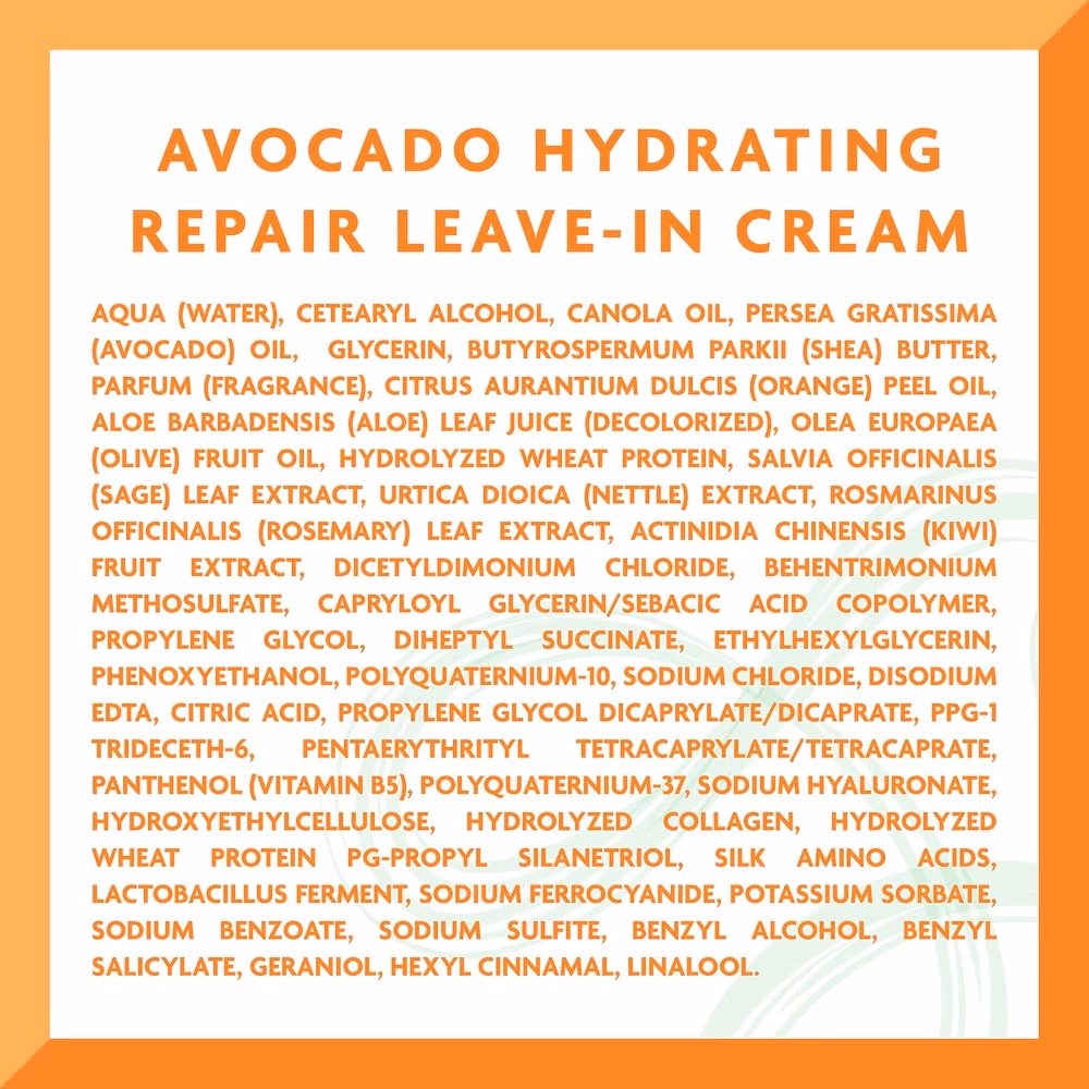 Cantu Avocado Hydrating Leave-In Cream 340g 4