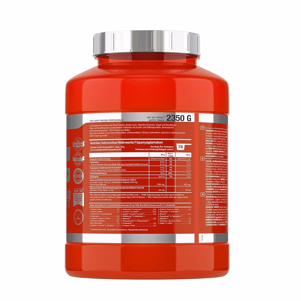 Scitec 100% Whey Protein Vanilla Very Berry 2350g 5