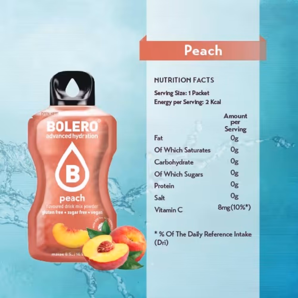 Bolero Drinks Peach Flavor 3
