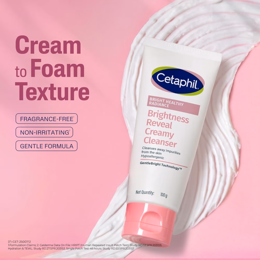 Cetaphil Brightness Reveal Creamy Cleanser 100gm 4