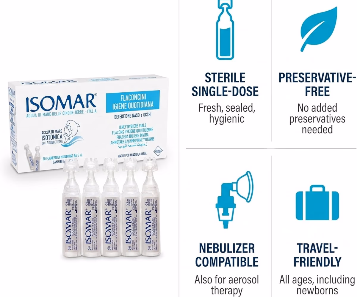 Isomar Daily Hygiene Vials Isotonic 20s 3