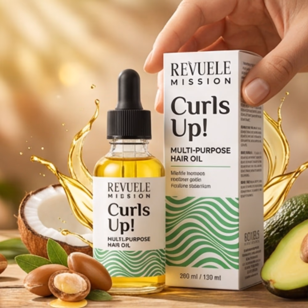 Revuele Curls Up Multi Purpose Hair Oil 30Ml 5