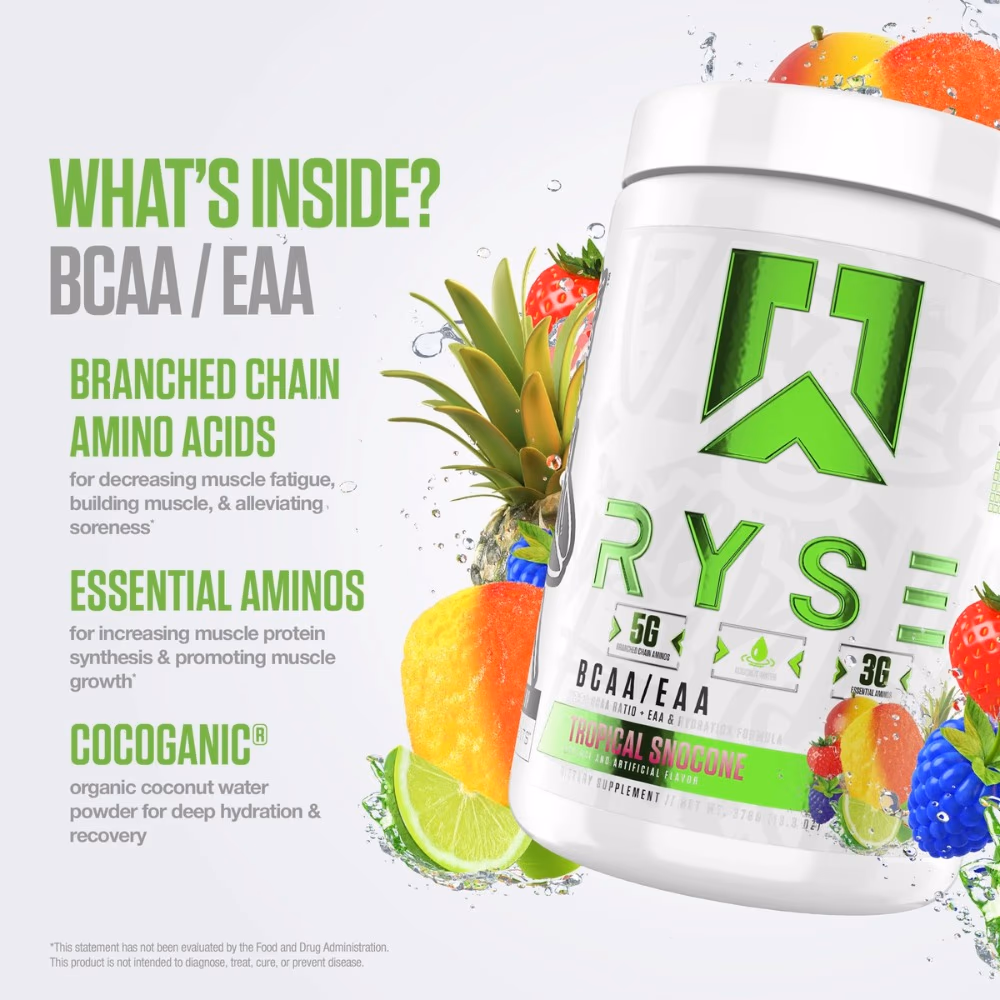 Ryse BCAA EAA Tropical Snocone 369g 2