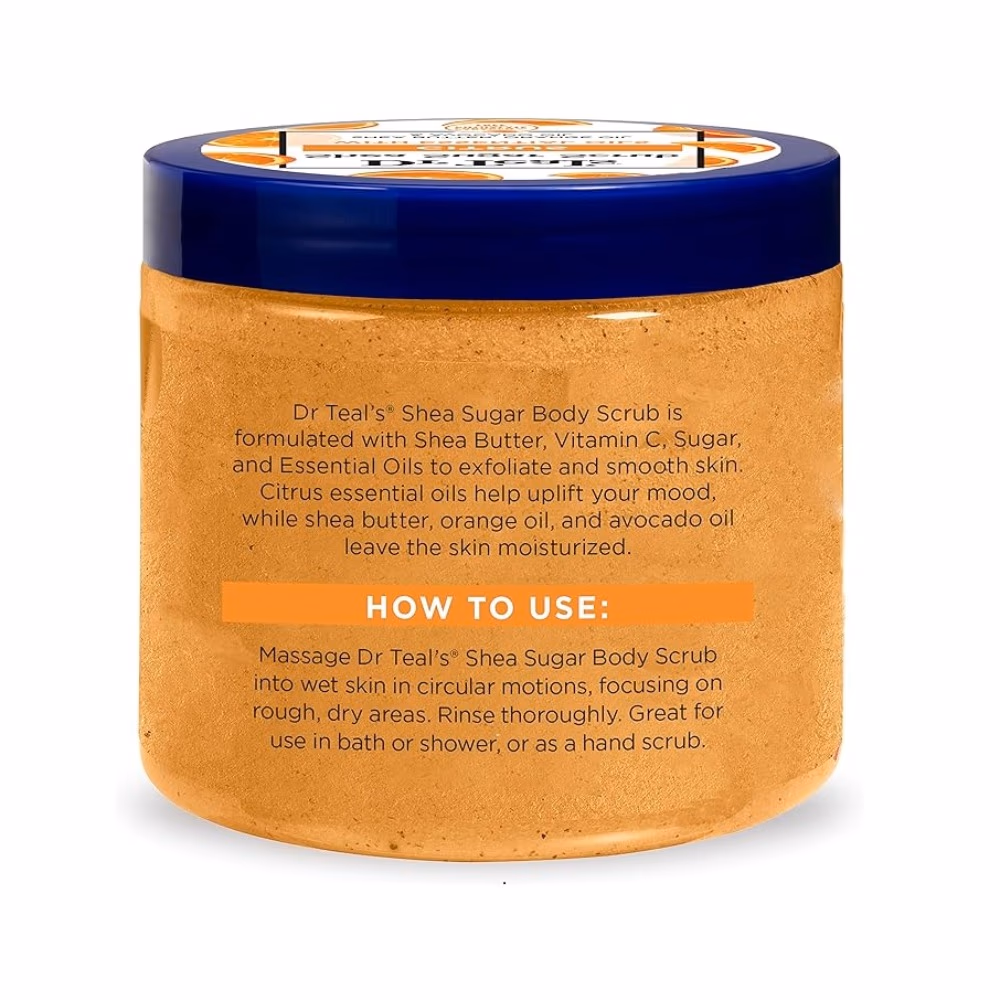 Dr Teals Shea Sugar Scrub Citrus 538g 2