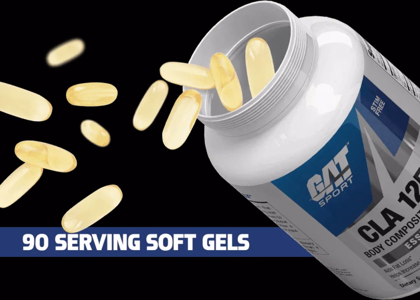 GAT CLA-1250mg 90 Softgels 4