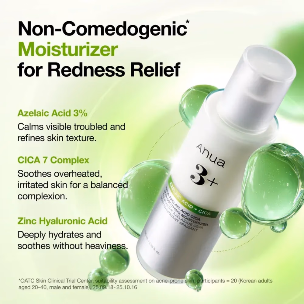 Anua Azelaic Acid 3 Cica Skin Soothing Moisturizer 100ml 3