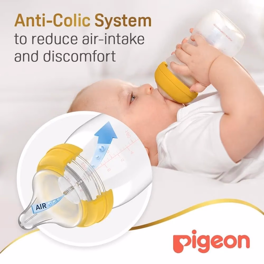 Pigeon SofTouch Plastic Bottle PAB1228 0+ Months 160ml 4