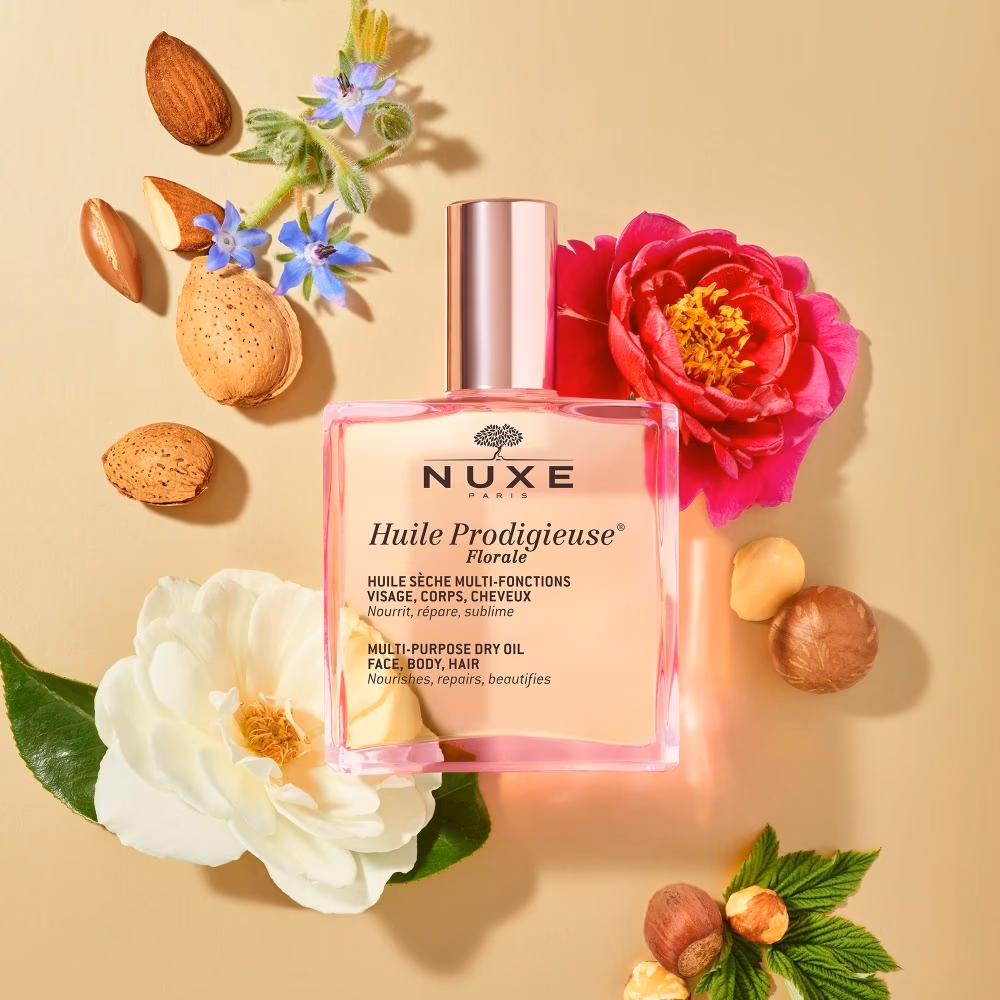 Nuxe Paris Huile Prodigieuse Florale Multi Purpose Dry Oil For Face Body and Hair 100ml 3