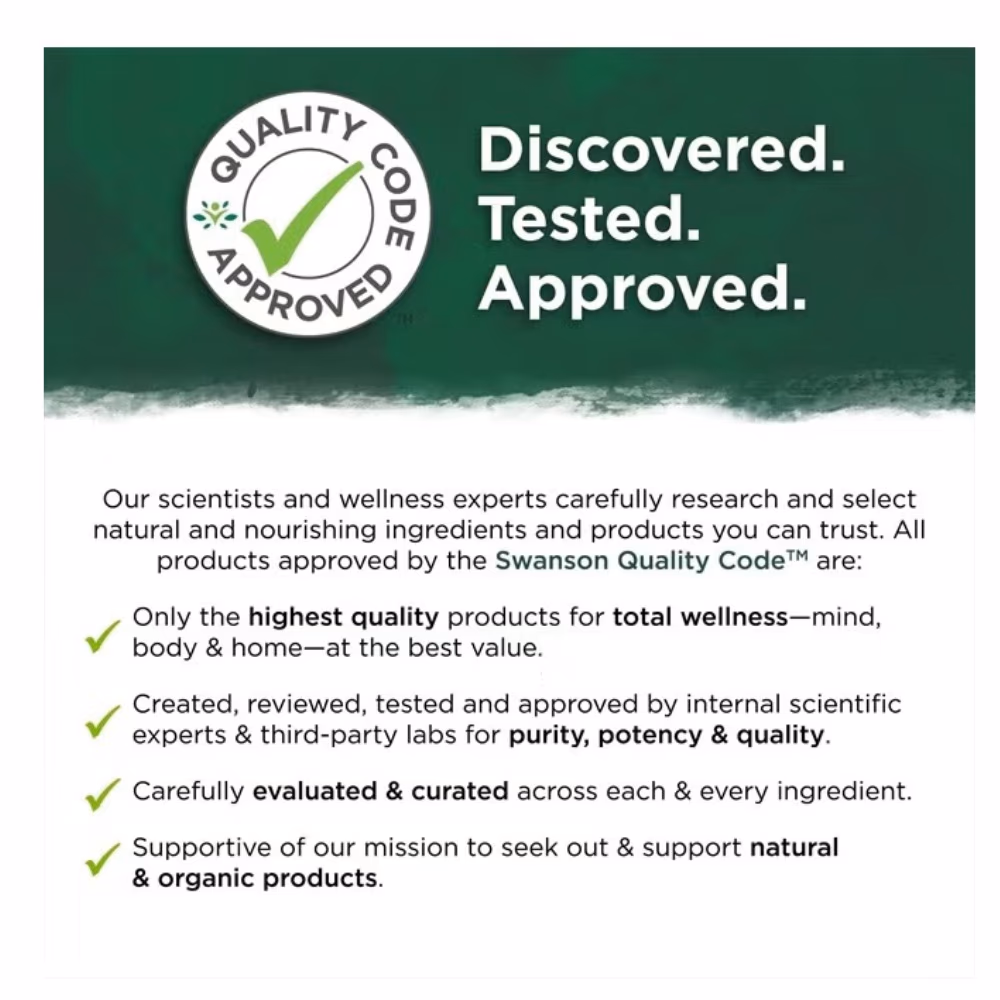Swanson Uva Ursi Leaf 450mg-100 Capsules  3