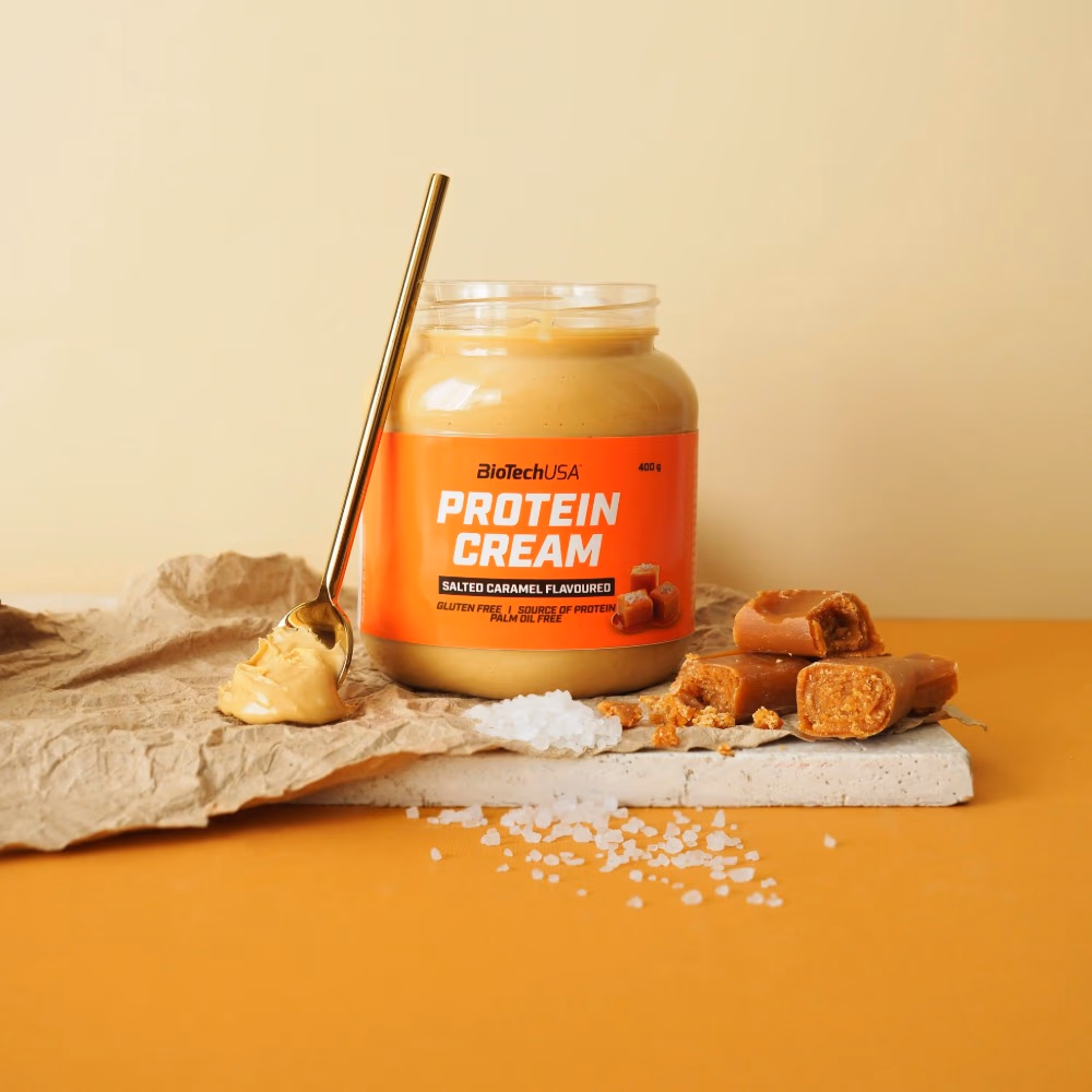 BioTech Protein Cream Salted Caramel 400g 2