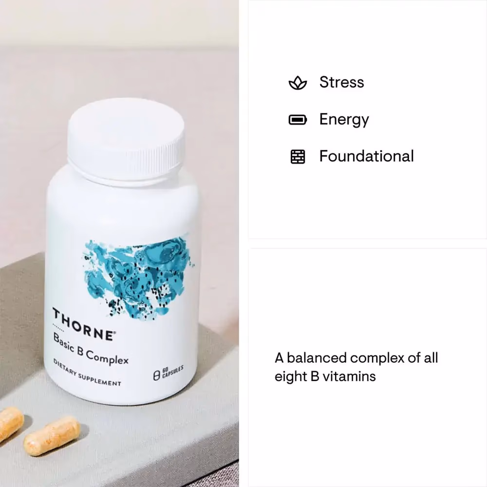 Thorne Basic B-Complex 60 Capsules 4