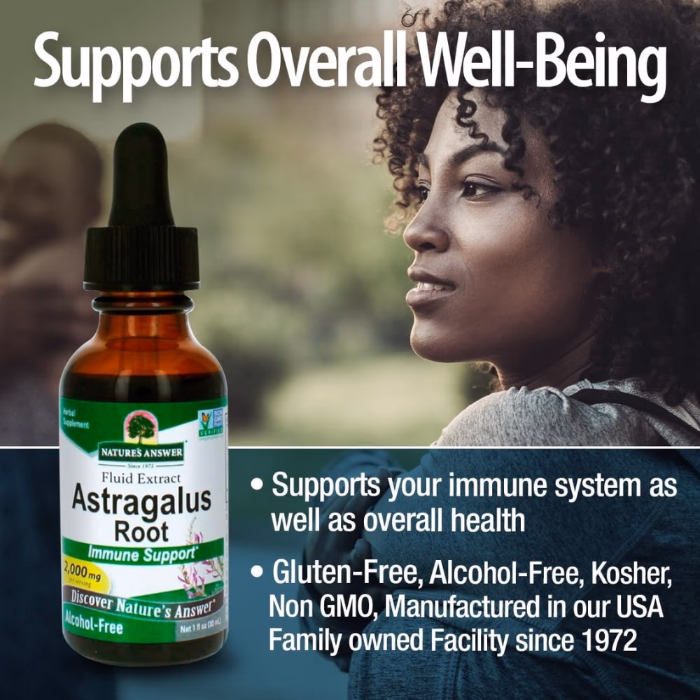 Natures Answer Astragalus Root 2000mg Drops 30ml 3