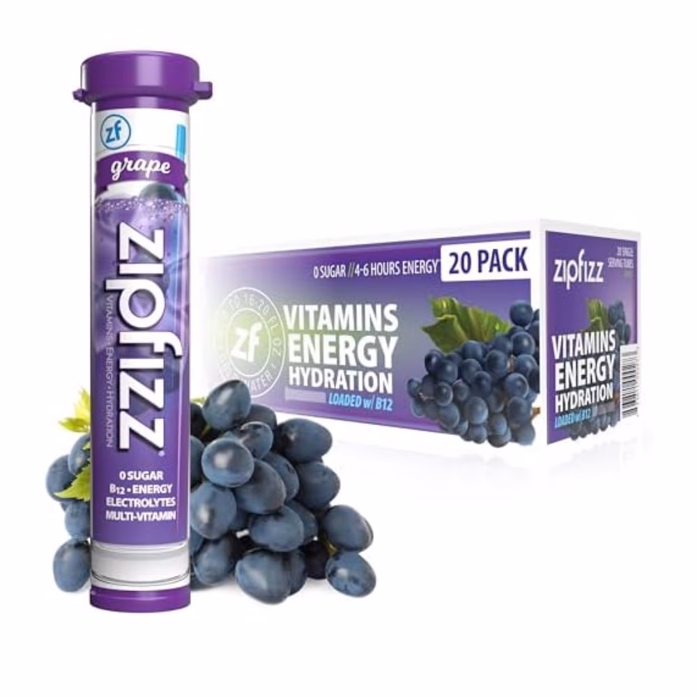 Zipfizz Electrolyte Multivitamin 11g Grape 2