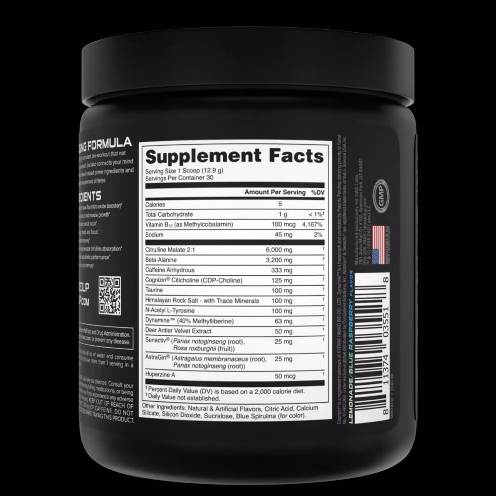 Bucked Up BAMF High Stimulant Pre-Workout POG Flavour 3