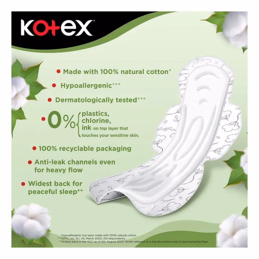 Kotex Maxi Thick Natural Night 22s 5