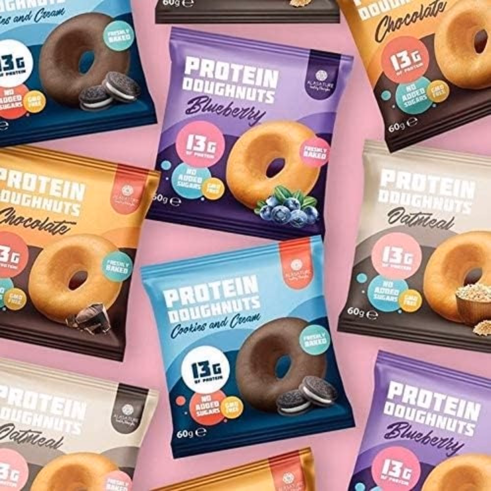 Alasature Protein Doughnuts 75gm Cookies and Cream  4