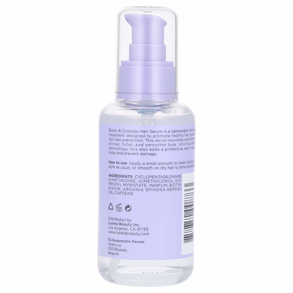 Luseta Biotin B-Complex Hair Oil – Thickening and Strengthening for Thin, Dry Hair, 3.38oz 2