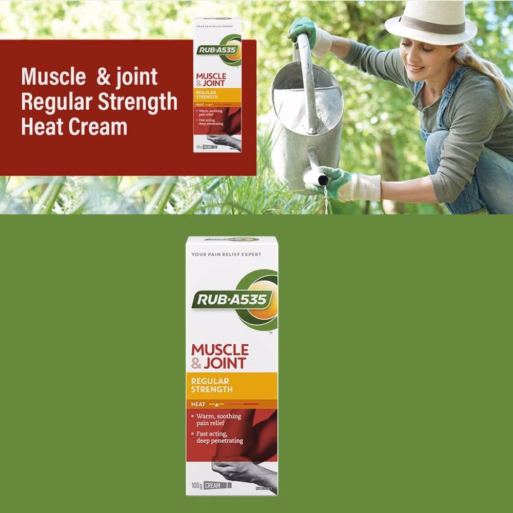 Rub A535 Regular Strength Heat Cream 100g 3