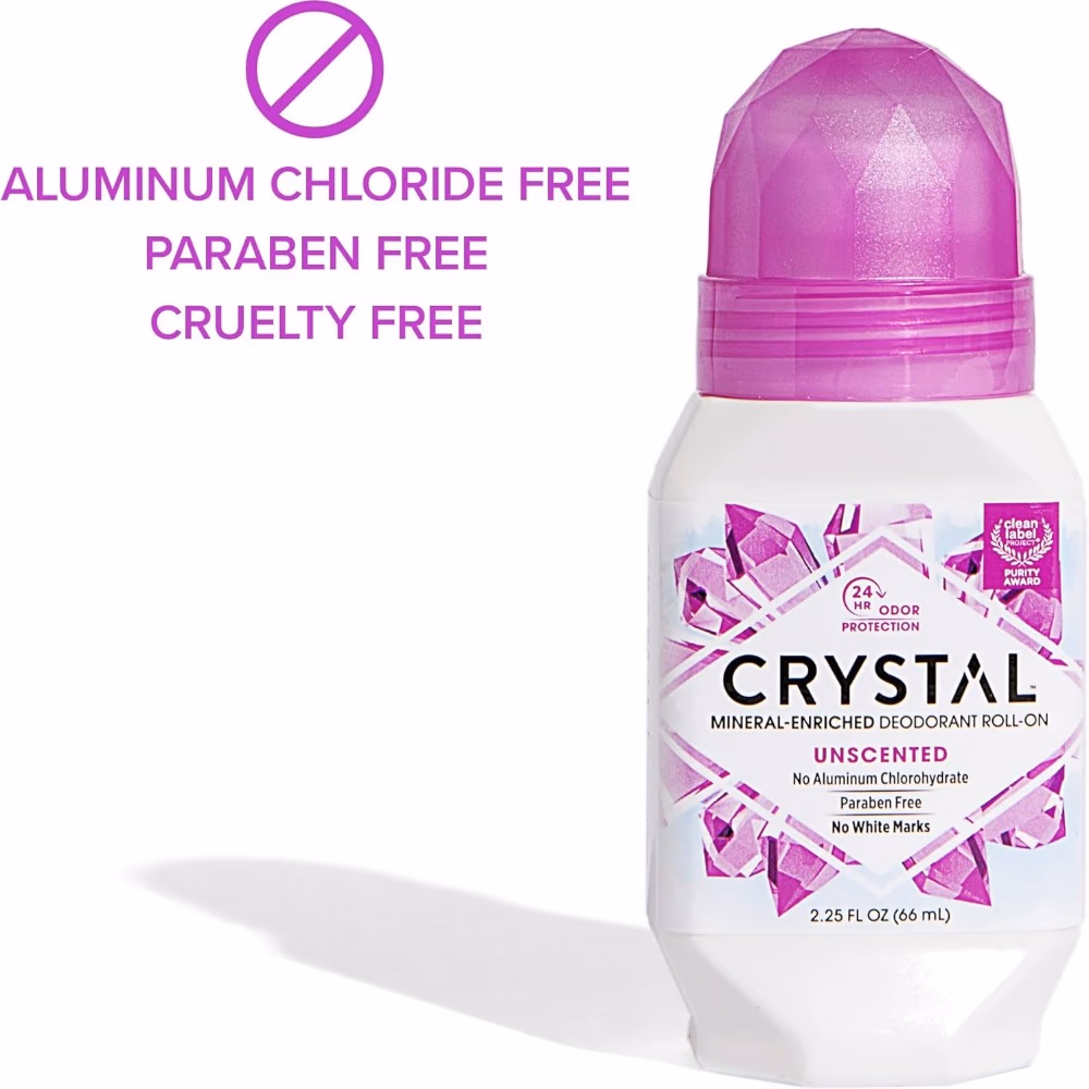 Crystal Mineral Deodorant Roll-On Unscented 66ml 5